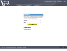 Tablet Screenshot of admin.cart.ro